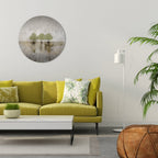 ROOTS OF TIME Round Wall Art