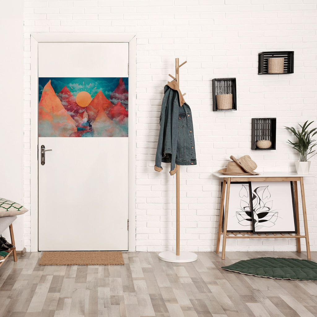 DEER MOUNTAIN horisontell affisch med självhäftande motiv
