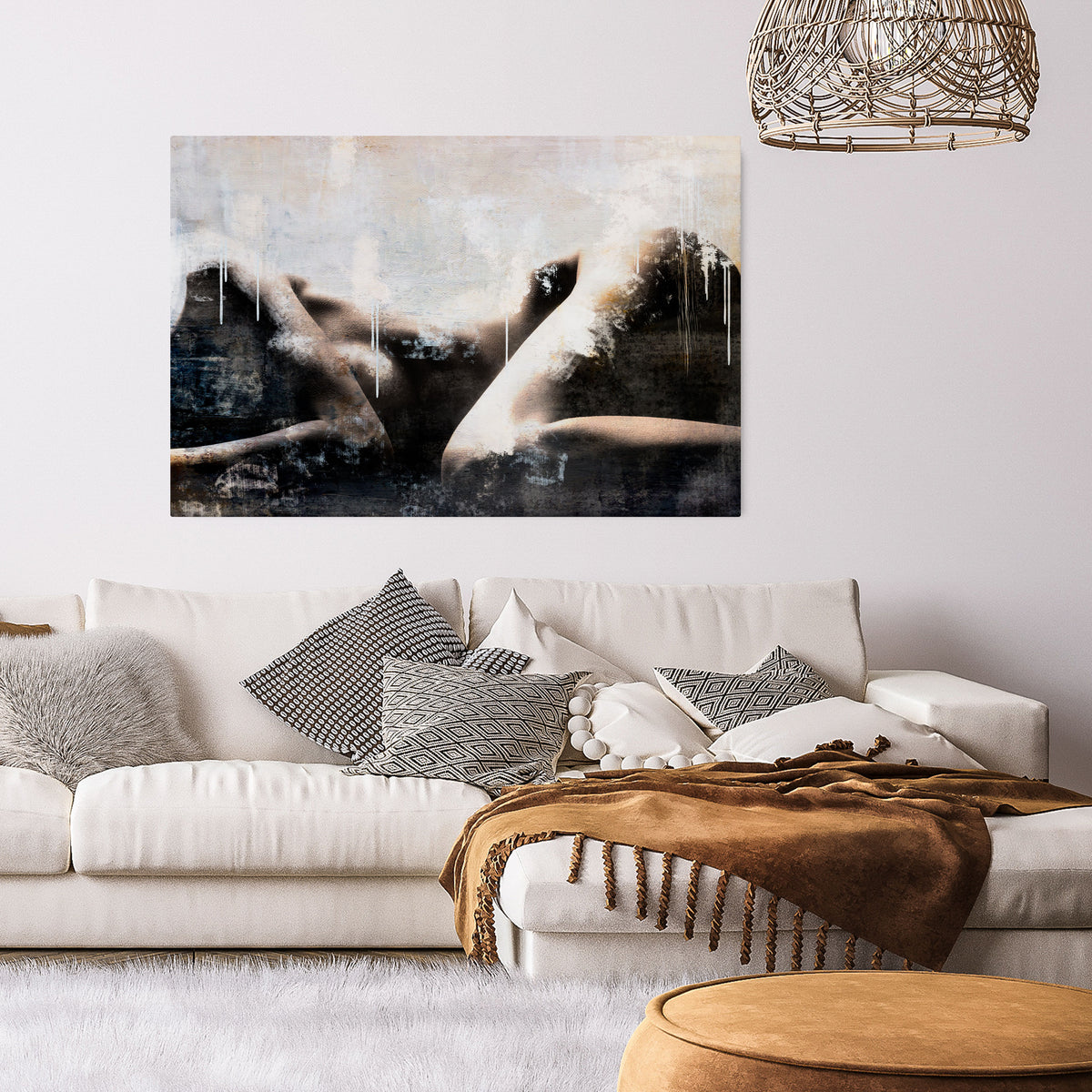 WAIST OF TIME Horizontal Canvas Print