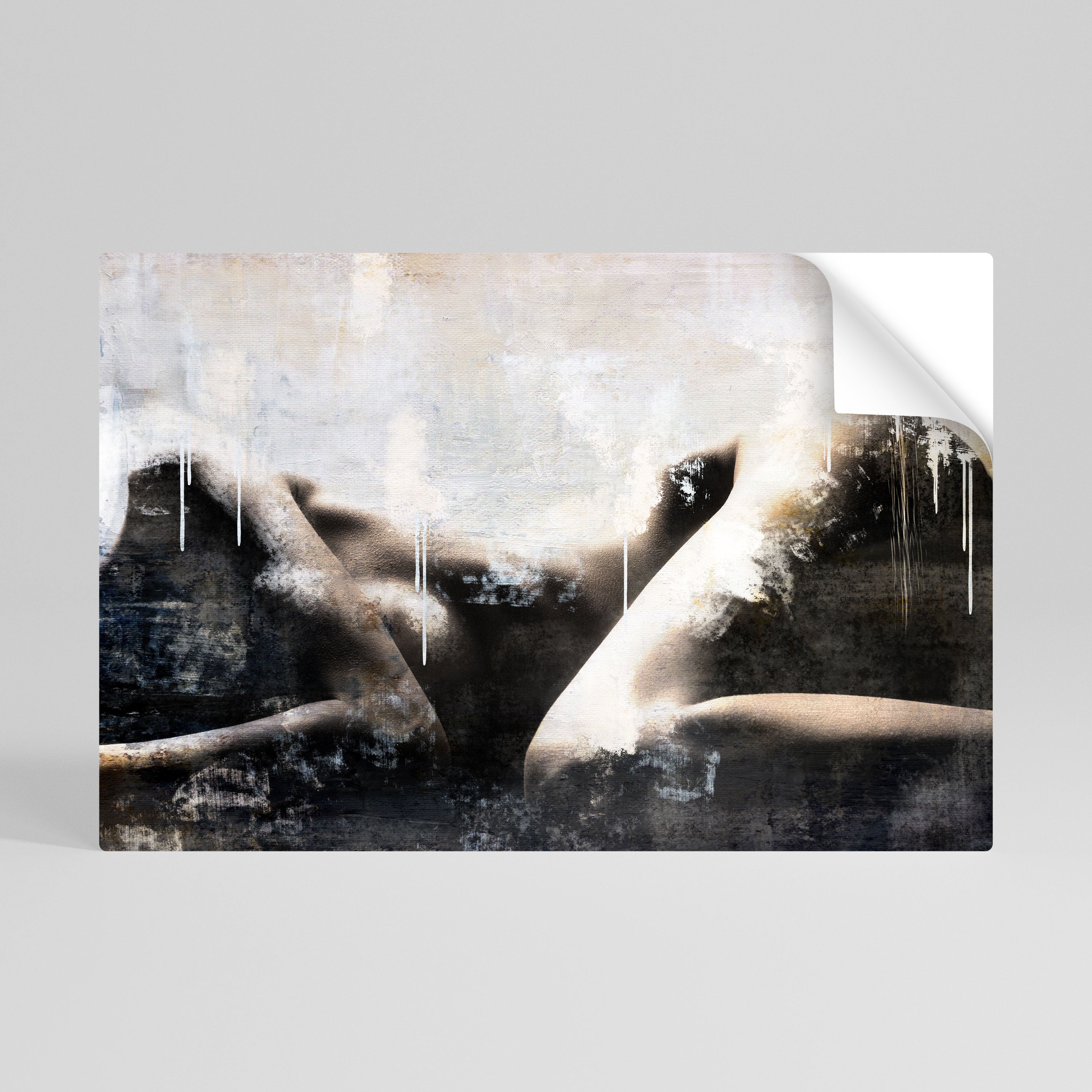 WAIST OF TIME Självhäftande Horisontell Poster