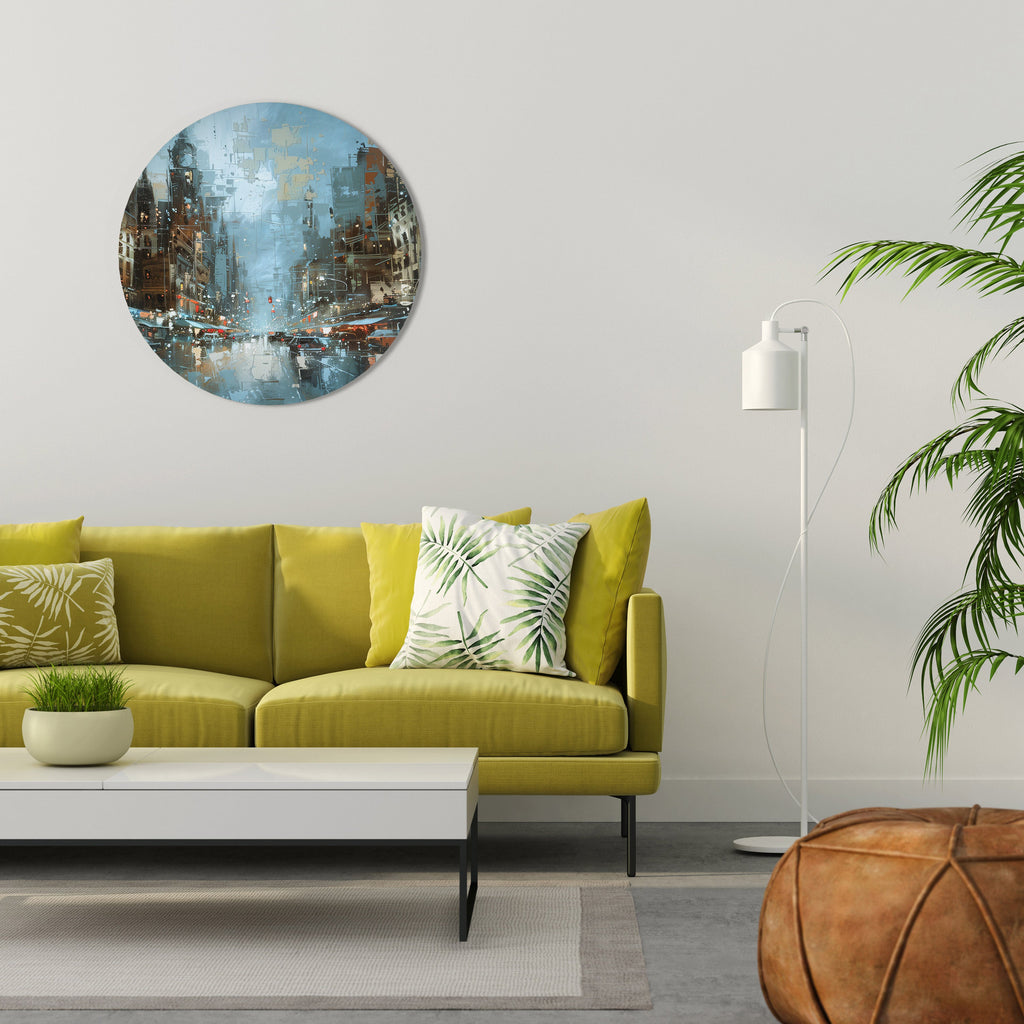 URBAN FEVER Rund Väggkonst