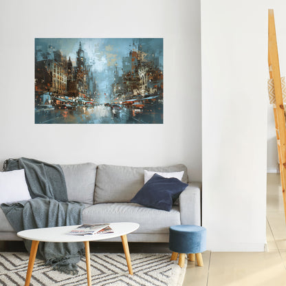 URBAN FEVER horisontell affisch med självhäftande motiv