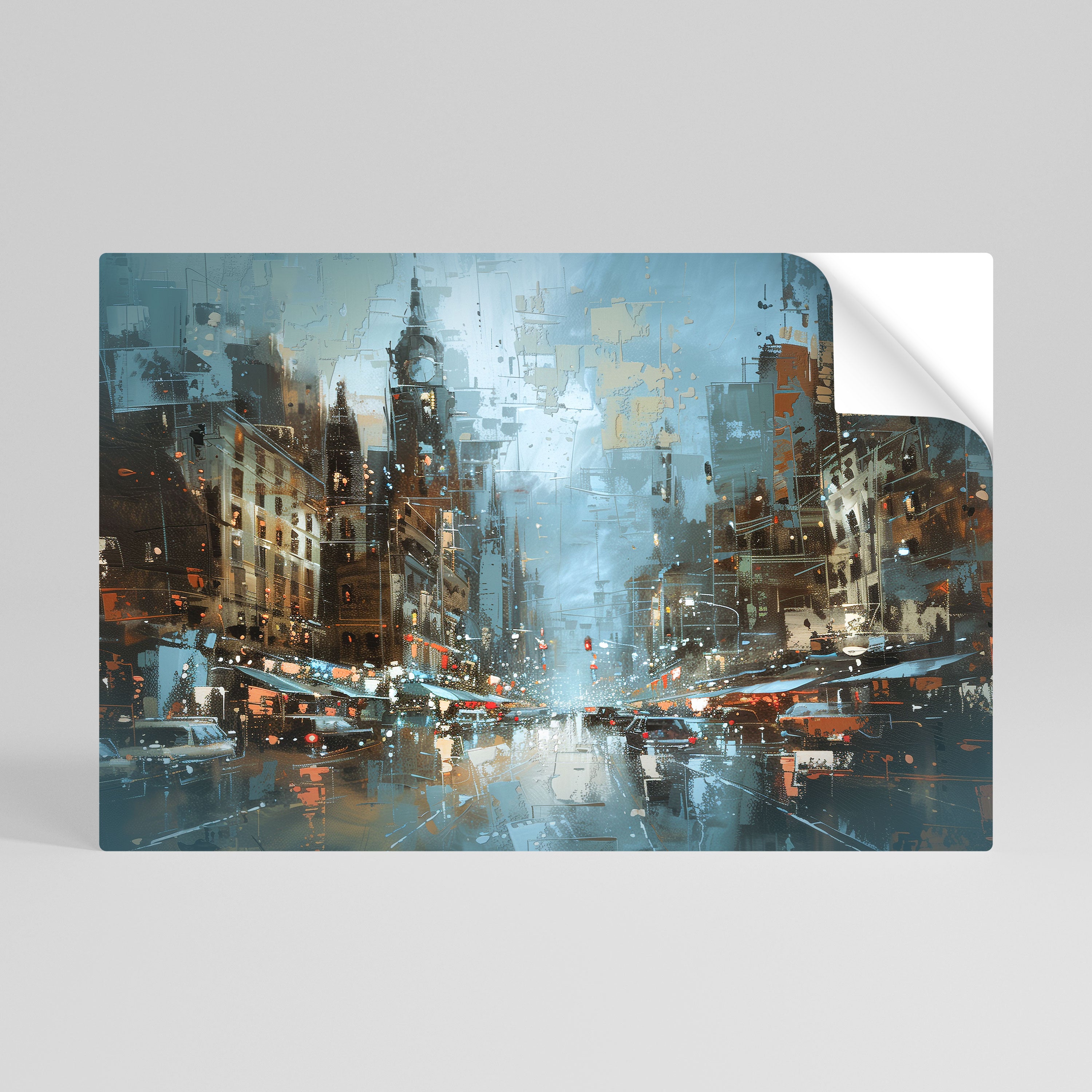 URBAN FEVER Självhäftande Horisontell Poster