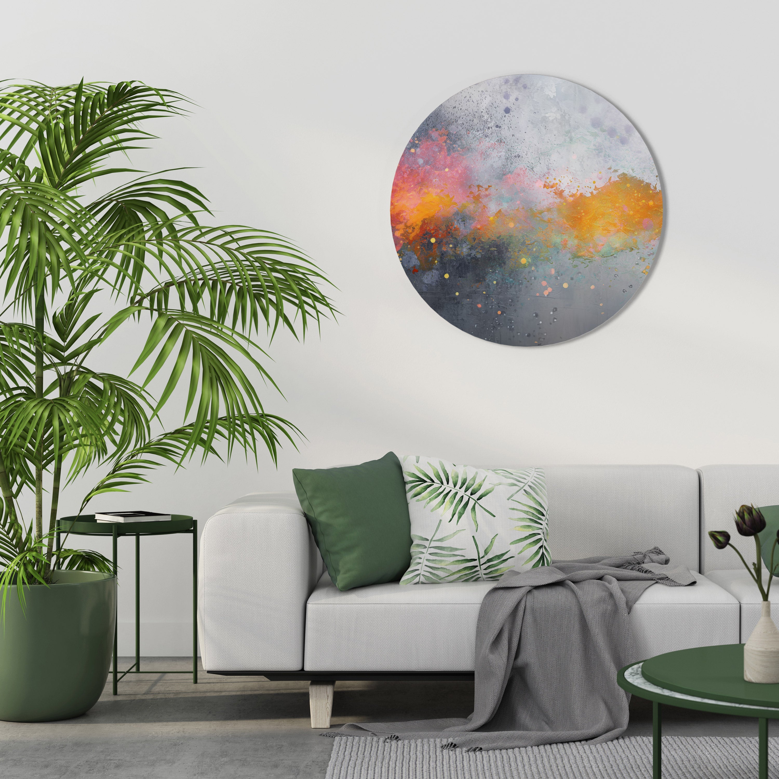 PIXY ROAD Rund Väggkonst