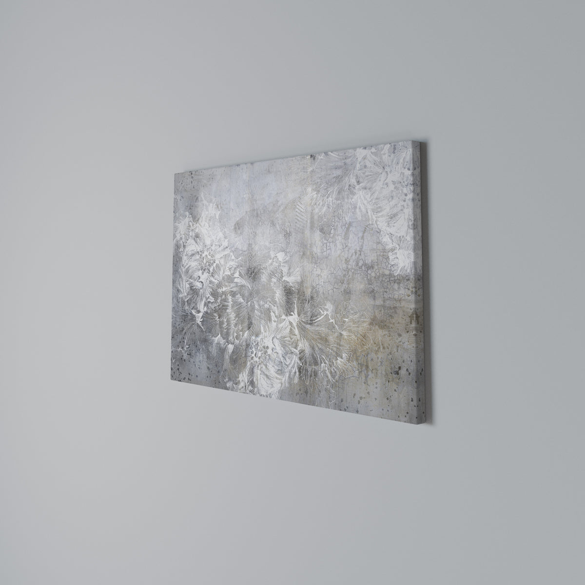 WHITE WHISPER Horizontal Canvas Print