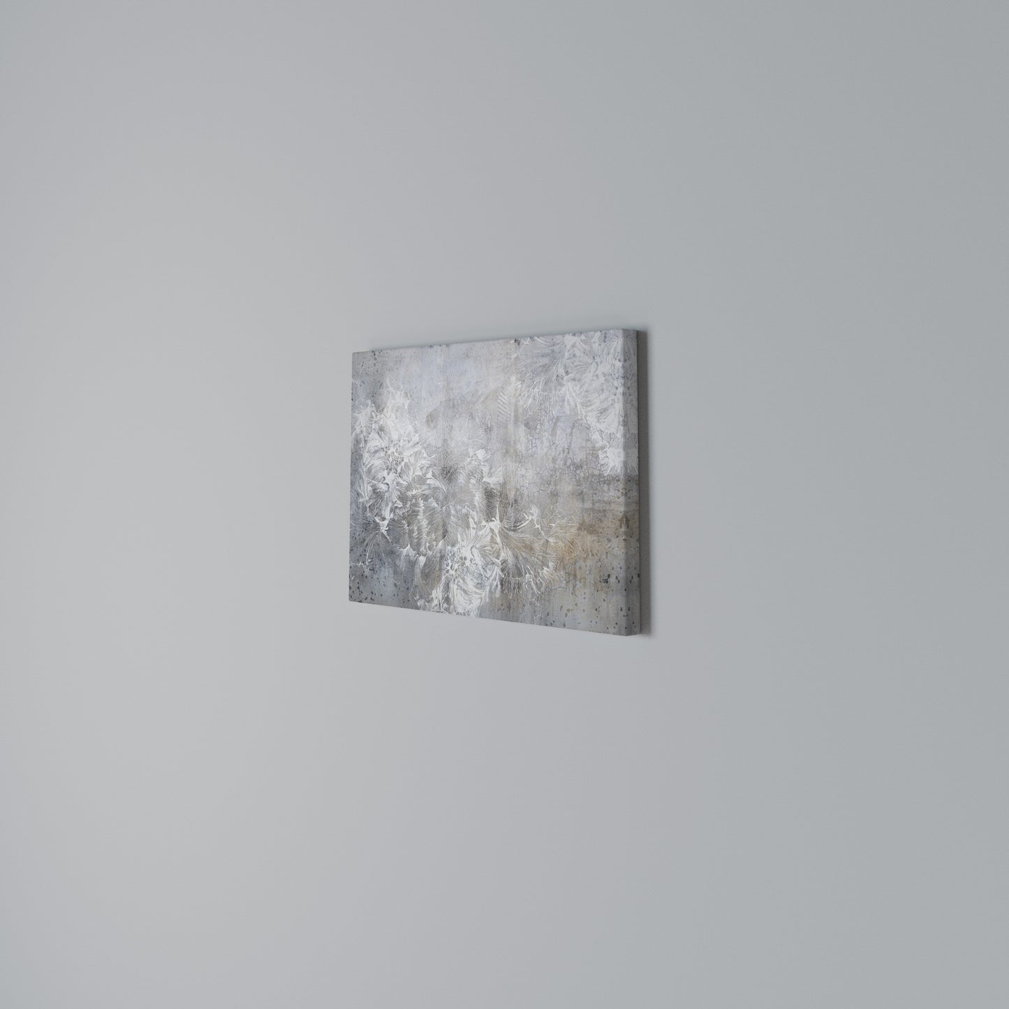 WHITE WHISPER Horizontal Canvas Print