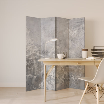 WHITE WHISPER Dekorativ rumsavdelare med 4 paneler