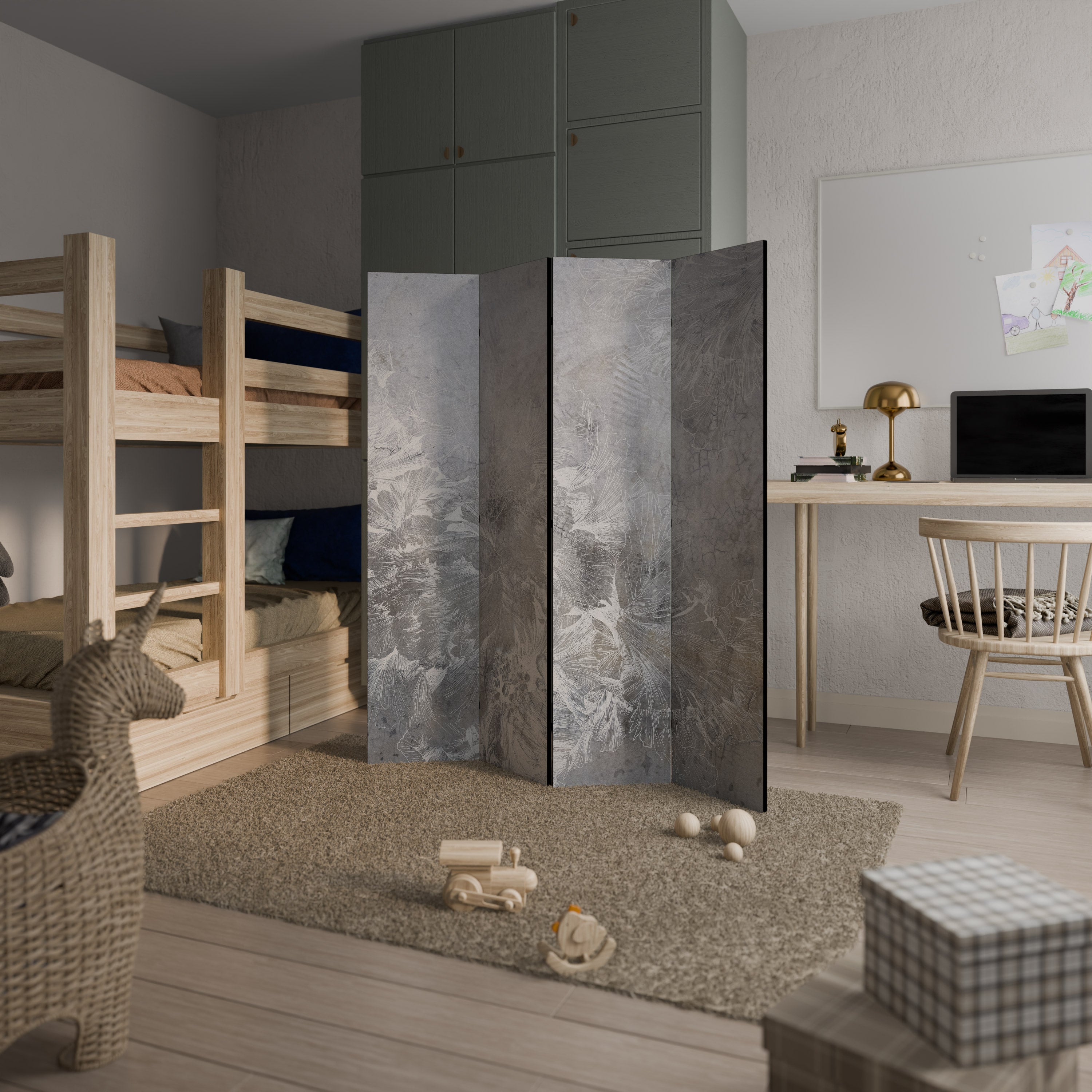 WHITE WHISPER 4-panelers rumsavdelare