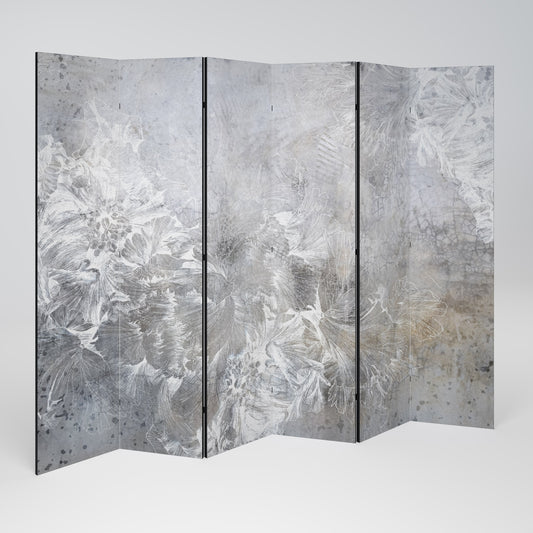 WHITE WHISPER Decorative 6-Panel Room Divider