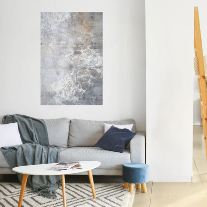 WHITE WHISPER Peel and Stick Vertical Poster