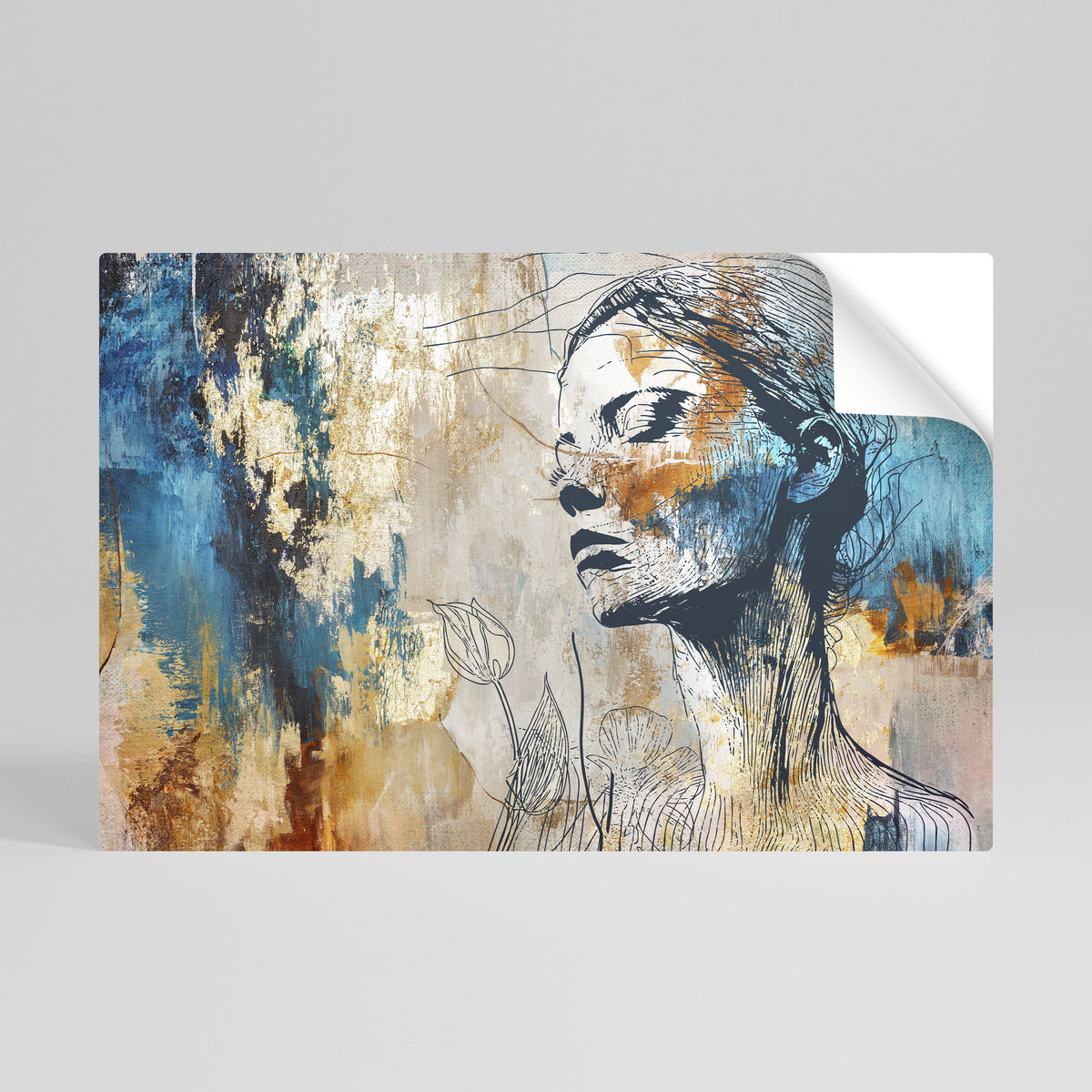 BREAK THE SILENCE Självhäftande Horisontell Poster