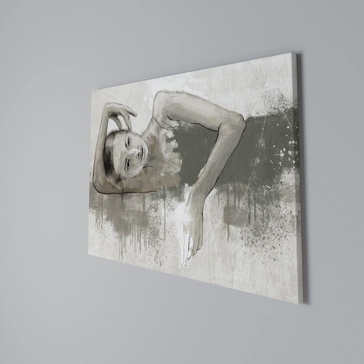 FROZEN IN TIME Horizontal Canvas Print