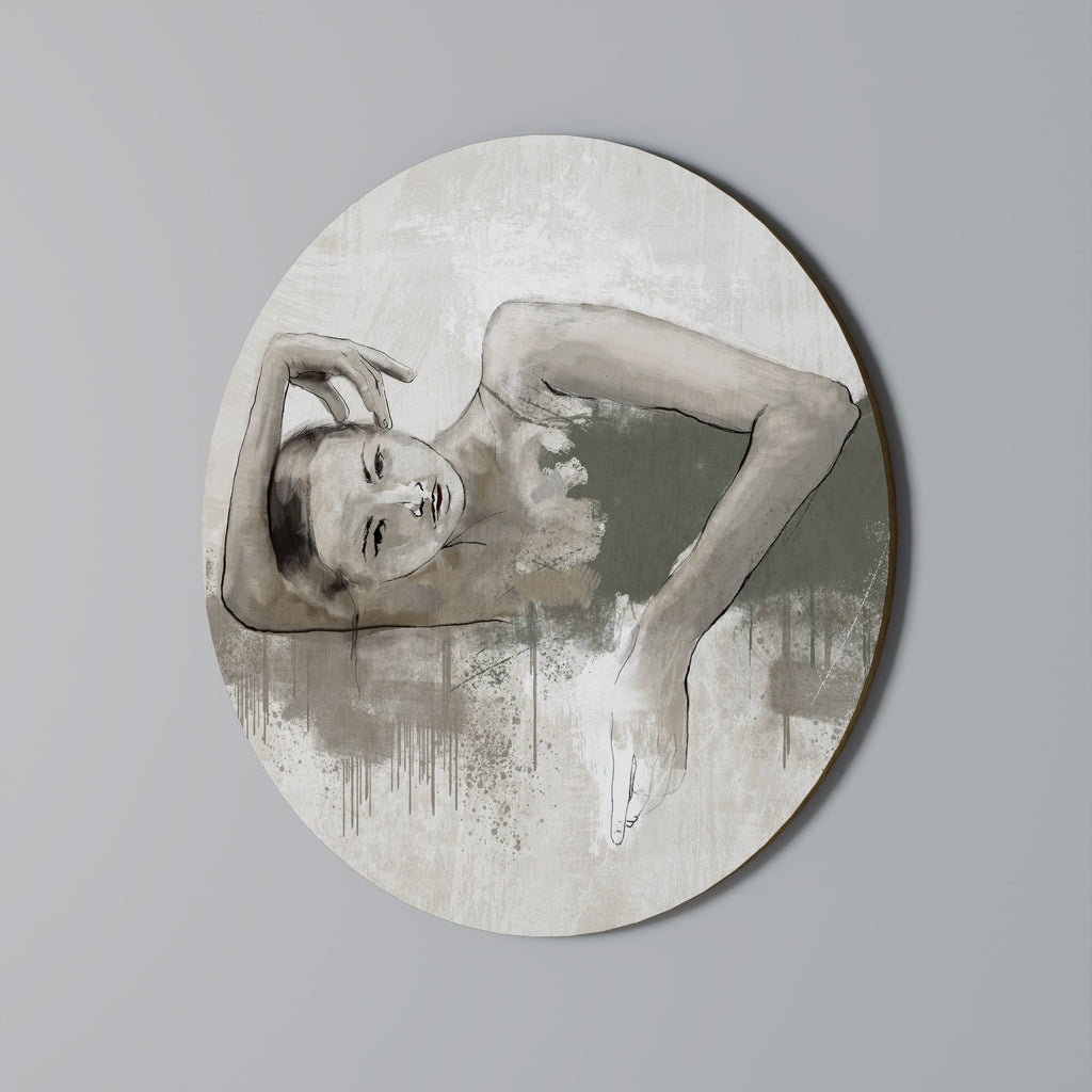 Rund väggdekoration FROST I TIDEN