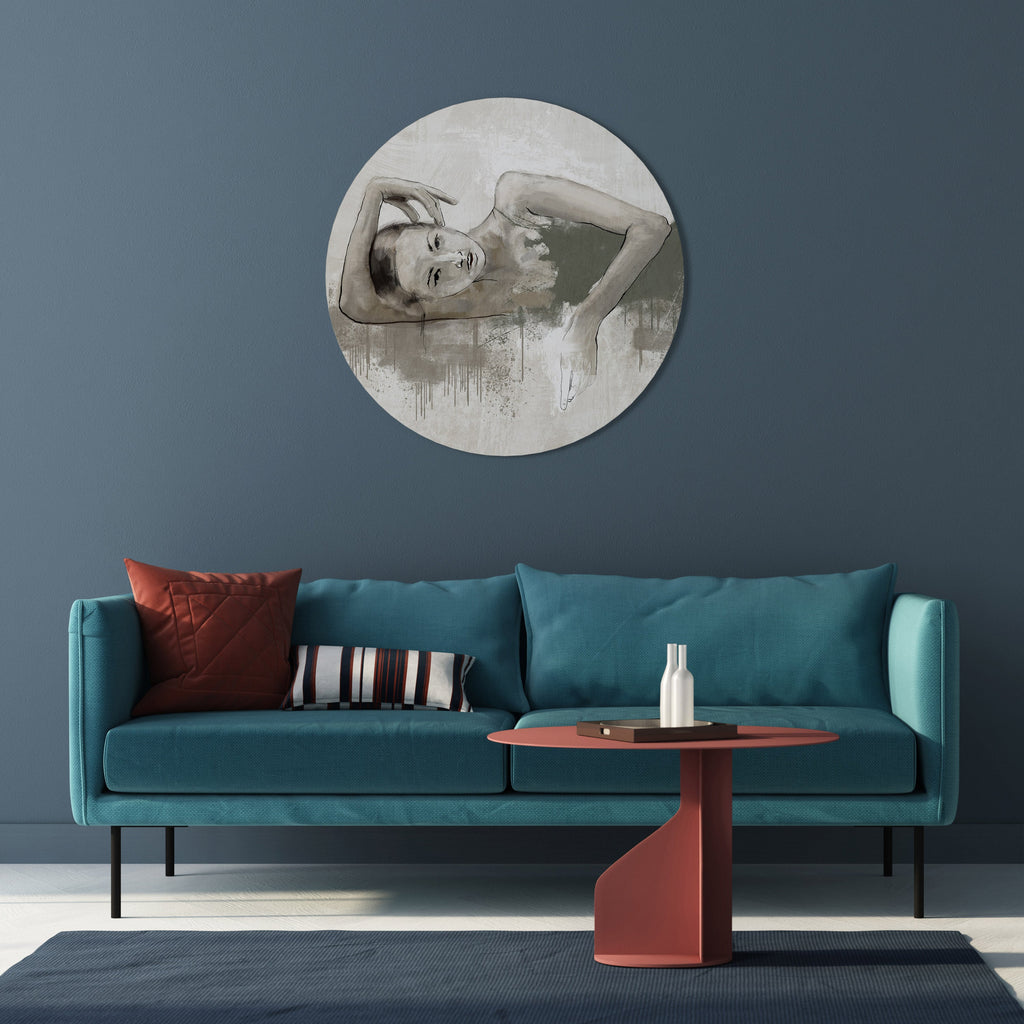 Rund väggdekoration FROST I TIDEN