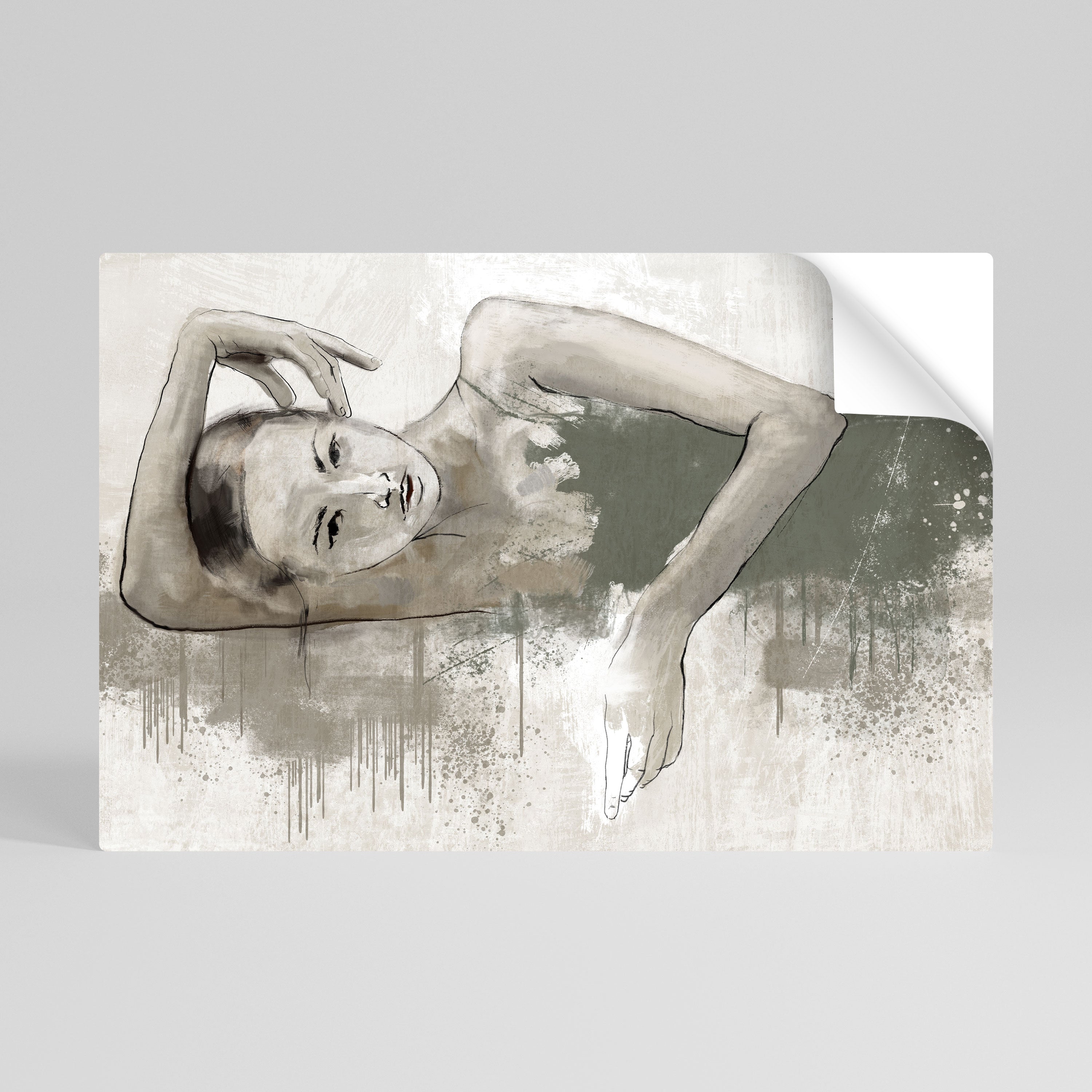 FROZEN IN TIME Självhäftande Horisontell Poster