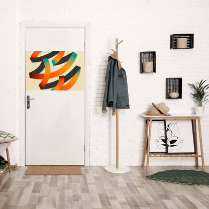 RIBBON REVERIE horisontell affisch med självhäftande motiv
