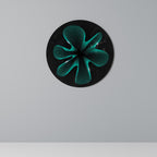 ELECTRIC ILLUSION Round Wall Art