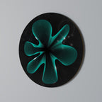 ELECTRIC ILLUSION Round Wall Art