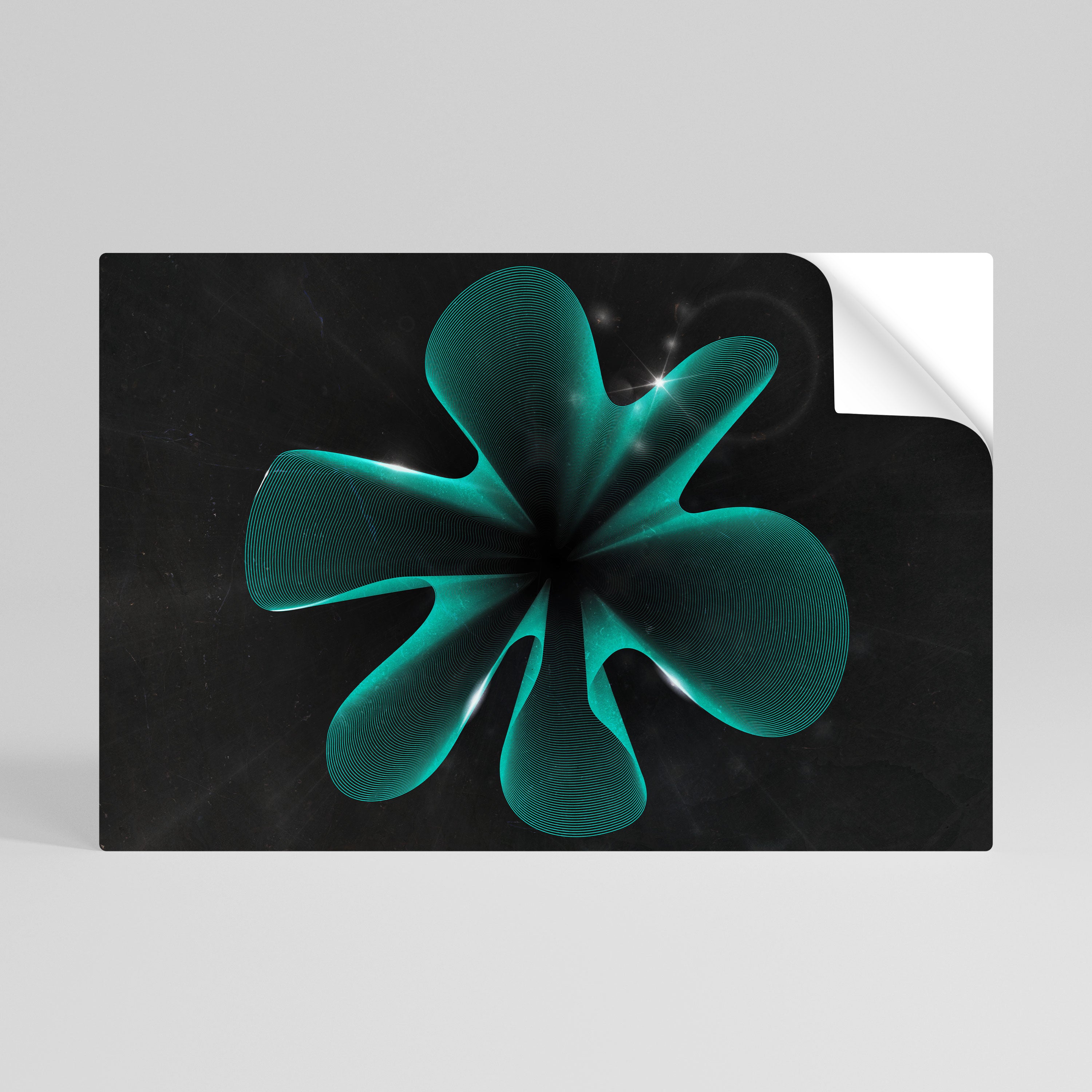 ELECTRIC ILLUSION Självhäftande Horisontell Poster