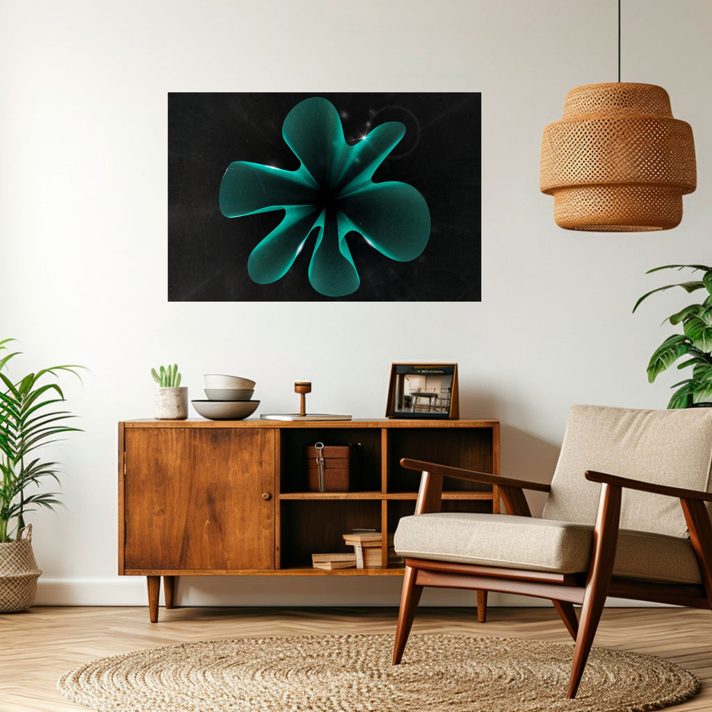ELECTRIC ILLUSION Horisontell affisch med självhäftande motiv