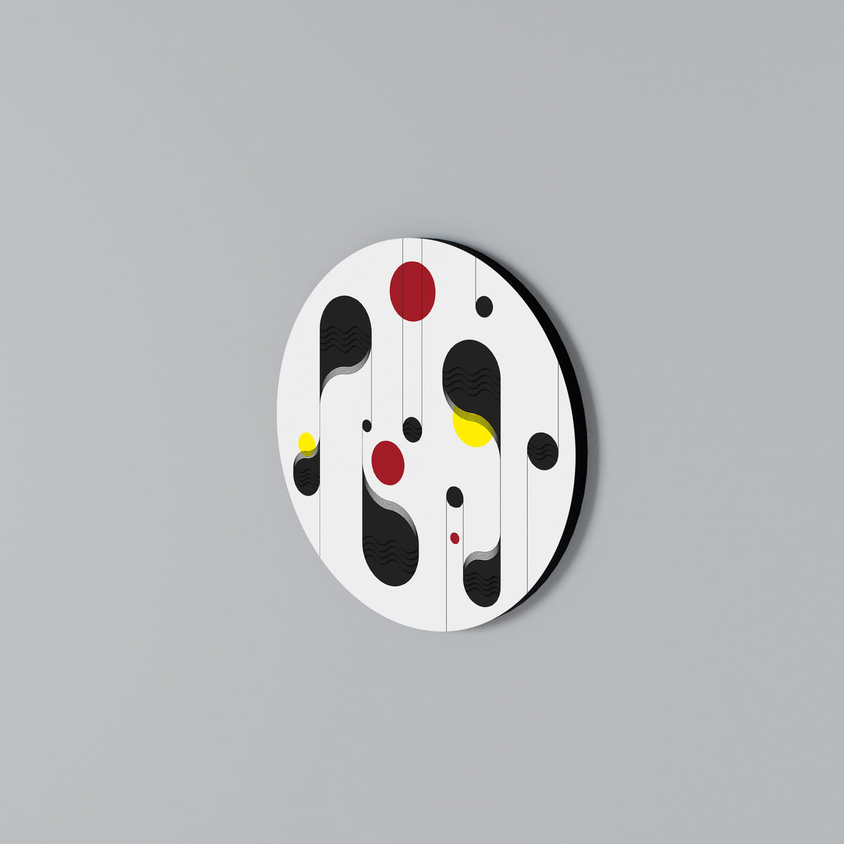 DOT-TO-DOT LULLABY Rund väggdekor