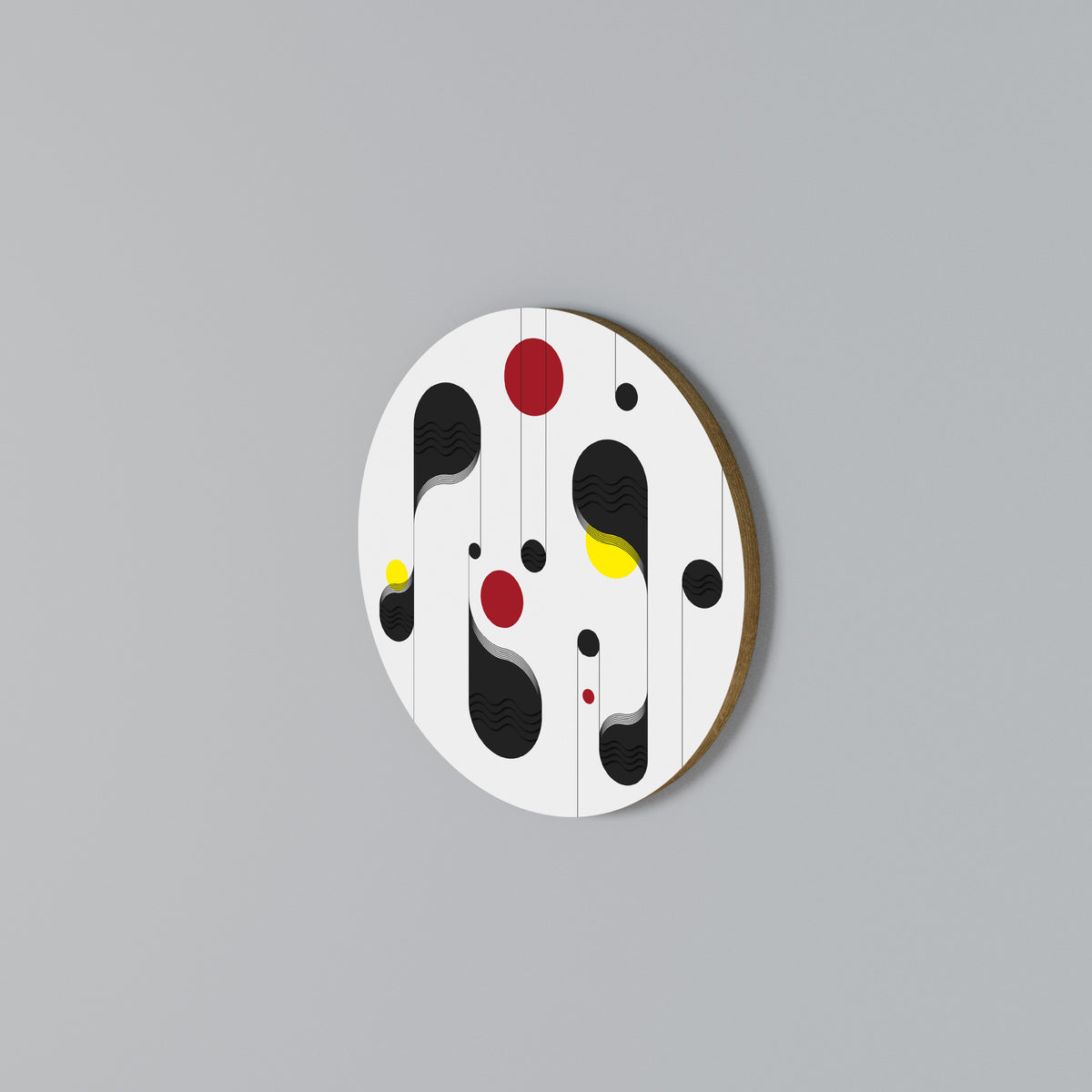 DOT-TO-DOT LULLABY Rund väggdekor