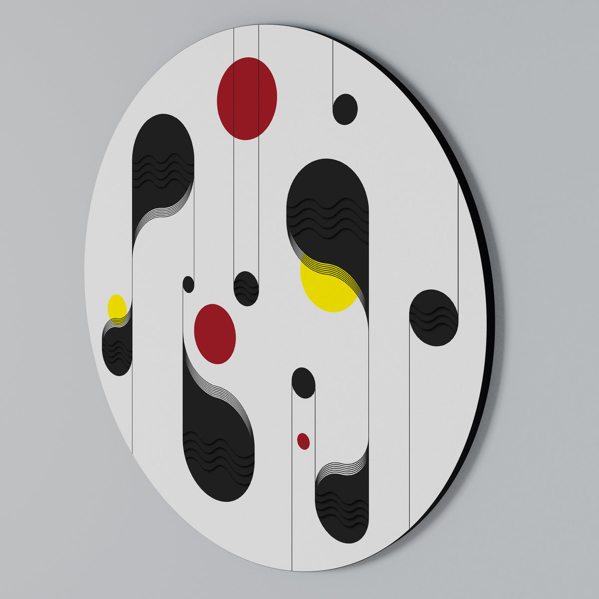 DOT-TO-DOT LULLABY Rund väggdekor
