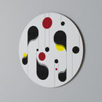 DOT-TO-DOT LULLABY Round Wall Art