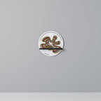 NOSTALGIC ECHOES [ENG] Round Art Shelf In Black Finish