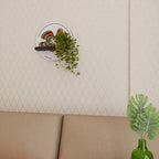 NOSTALGIC ECHOES [ENG] Round Art Shelf In Black Finish