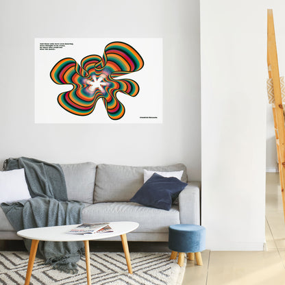 NOSTALGIC ECHOES [ENG] Peel and Stick Horizontal Poster