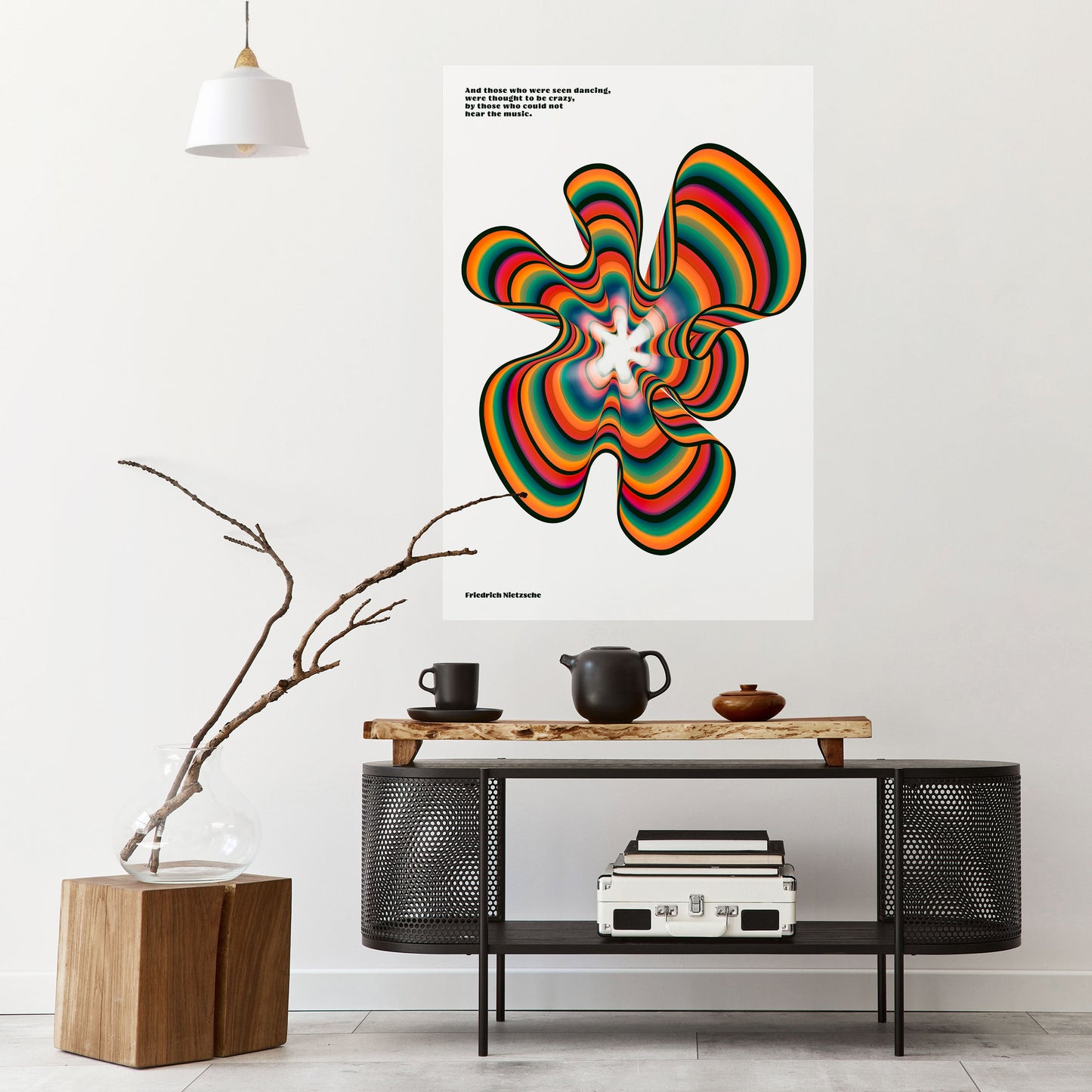 NOSTALGIC ECHOES [ENG] Peel and Stick Vertical Poster