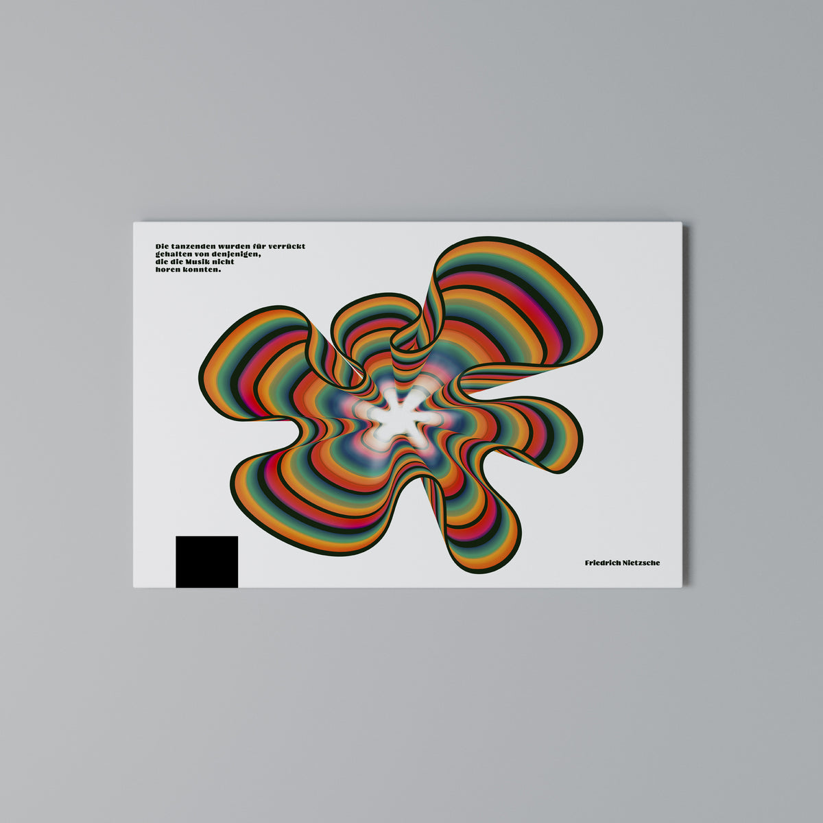 NOSTALGIC ECHOES [DE] Horizontal Canvas Print