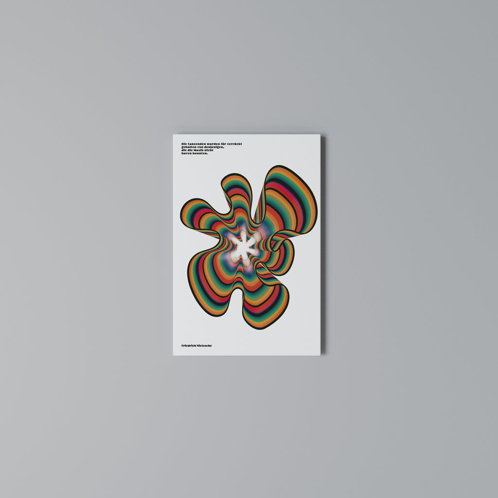 NOSTALGIC ECHOES [DE] Vertical Canvas Print