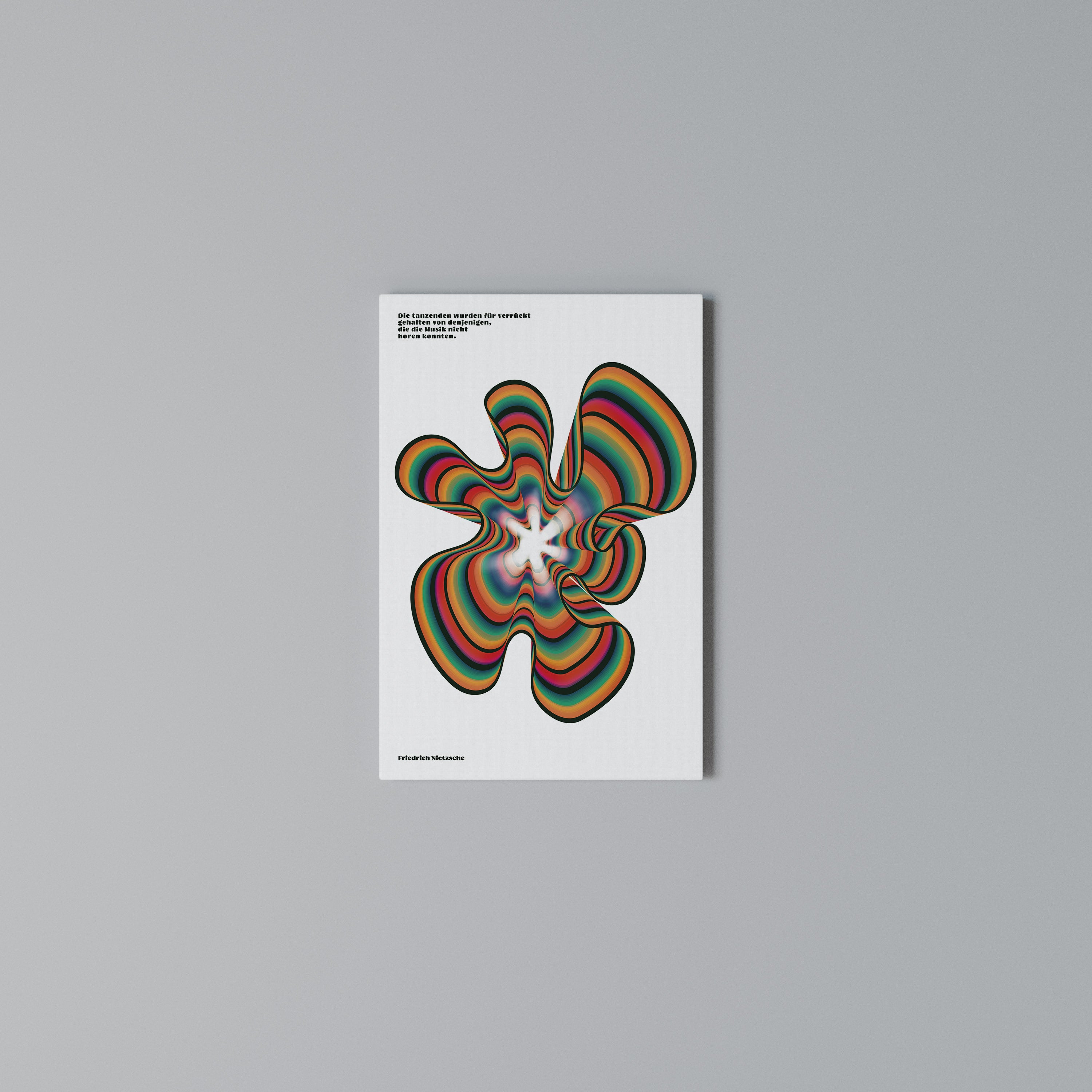 NOSTALGIC ECHOES [DE] Vertical Canvas Print