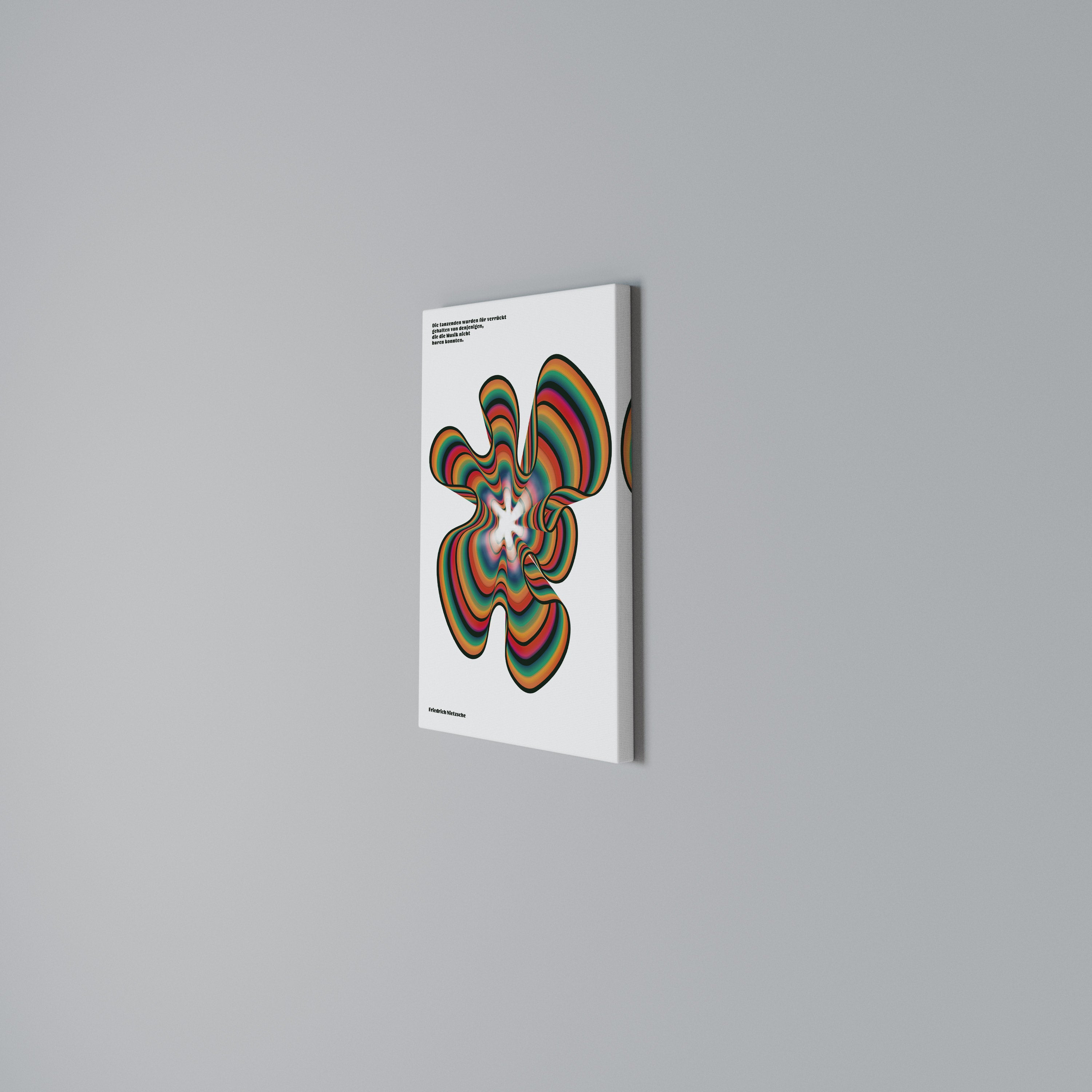 NOSTALGIC ECHOES [DE] Vertical Canvas Print