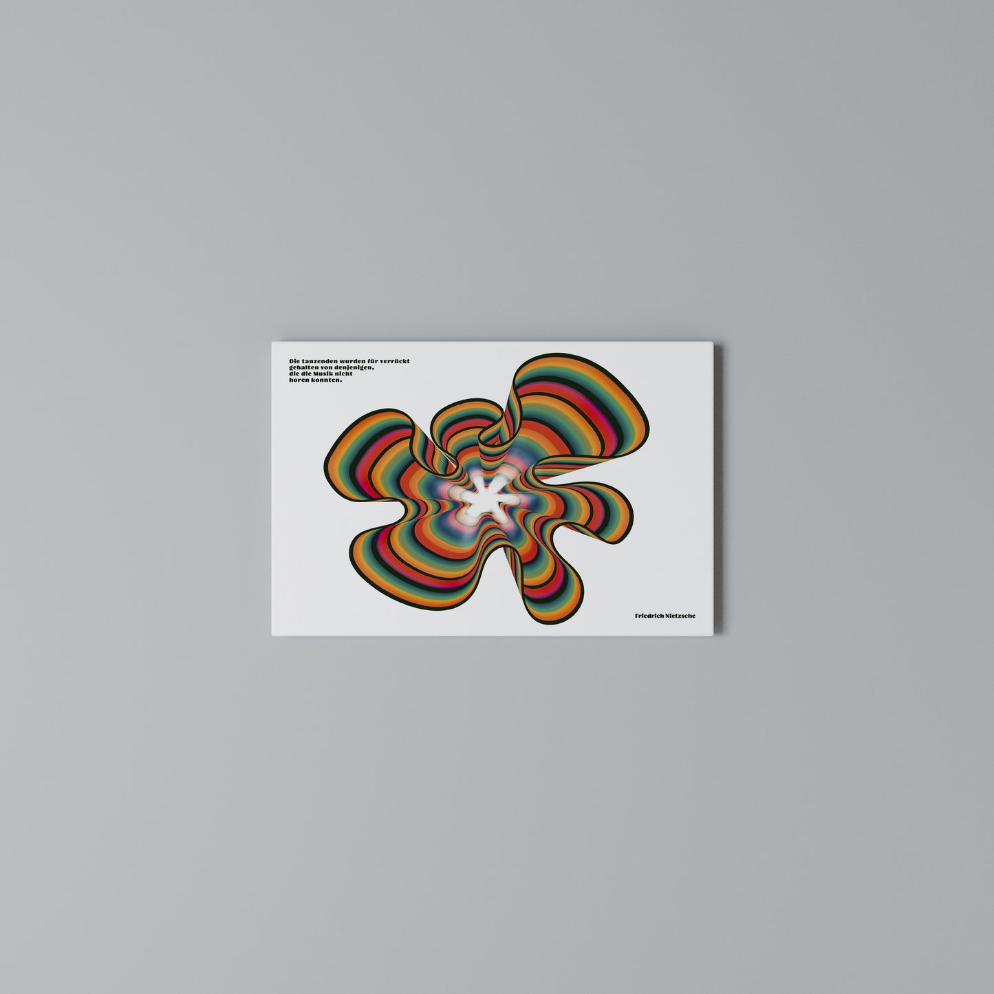 NOSTALGIC ECHOES [DE] Horizontal Canvas Print