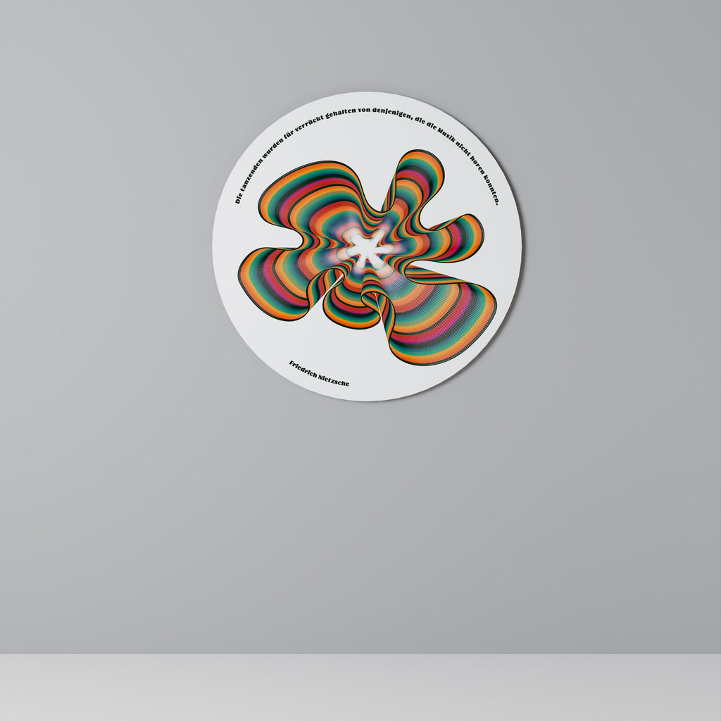 NOSTALGISKA EKON [DE] Rund väggdekoration