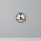 CHROMALINE CREATION Rund konsthylla i svart finish