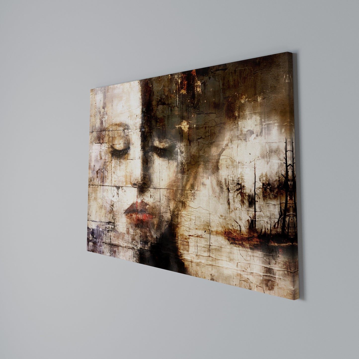 CAPTURED SERENITY Horizontal Canvas Print
