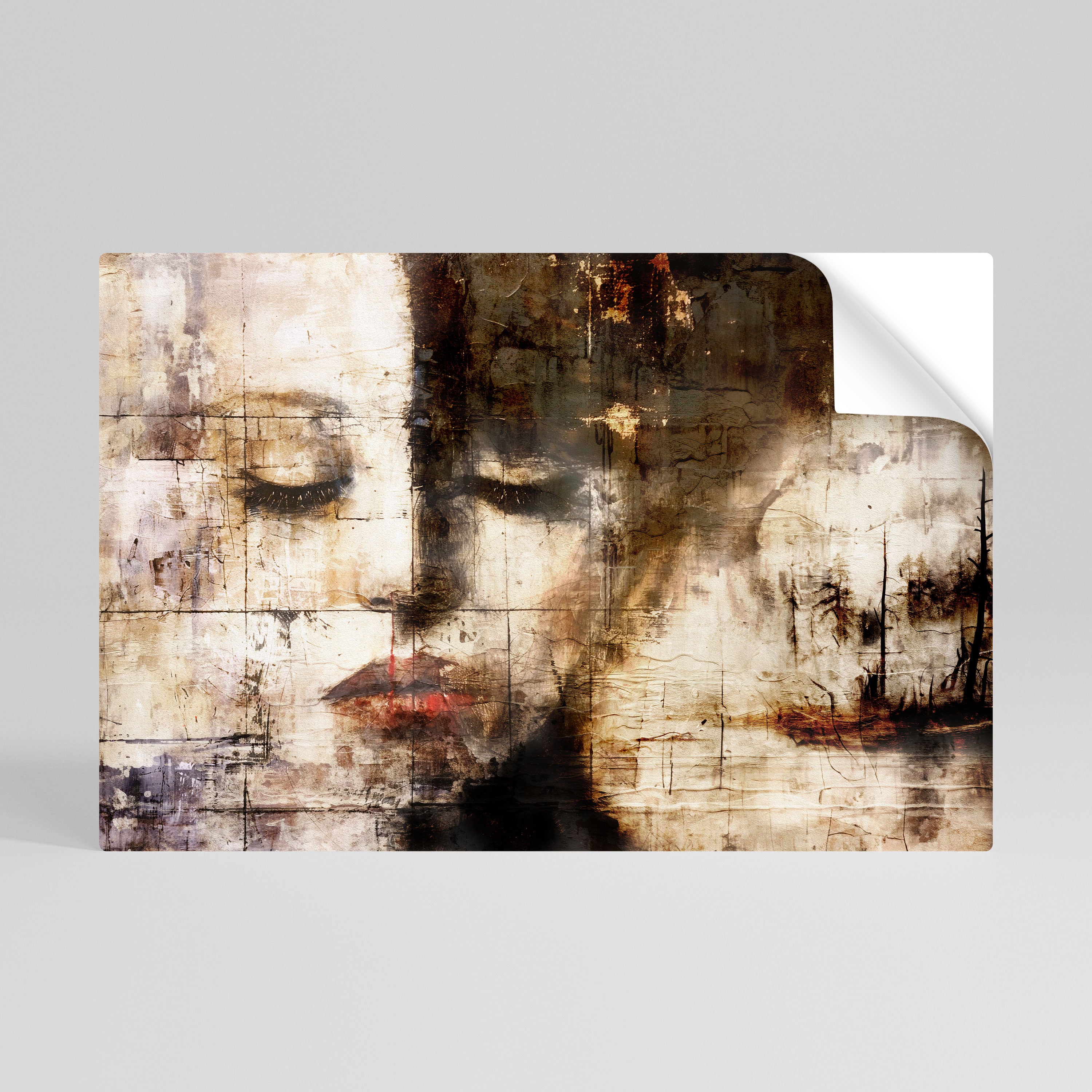 CAPTURED SERENITY Självhäftande Horisontell Poster