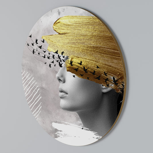 TREASURE THOUGHTS Round Wall Art