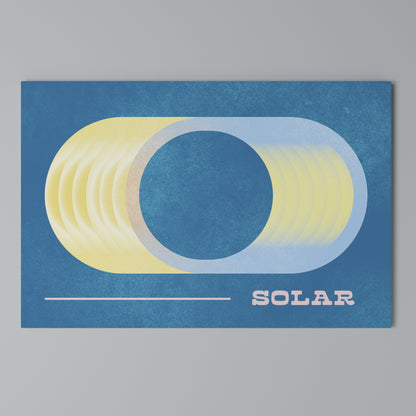 SOLAR APERTURE Horizontal Canvas Print