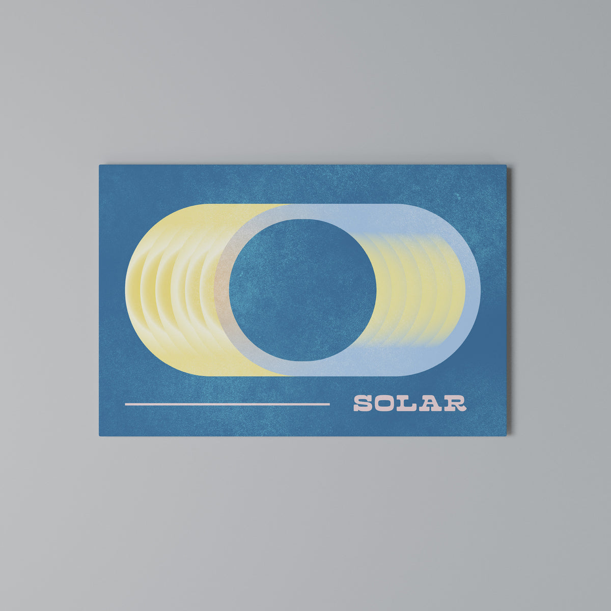 SOLAR APERTURE Horizontal Canvas Print