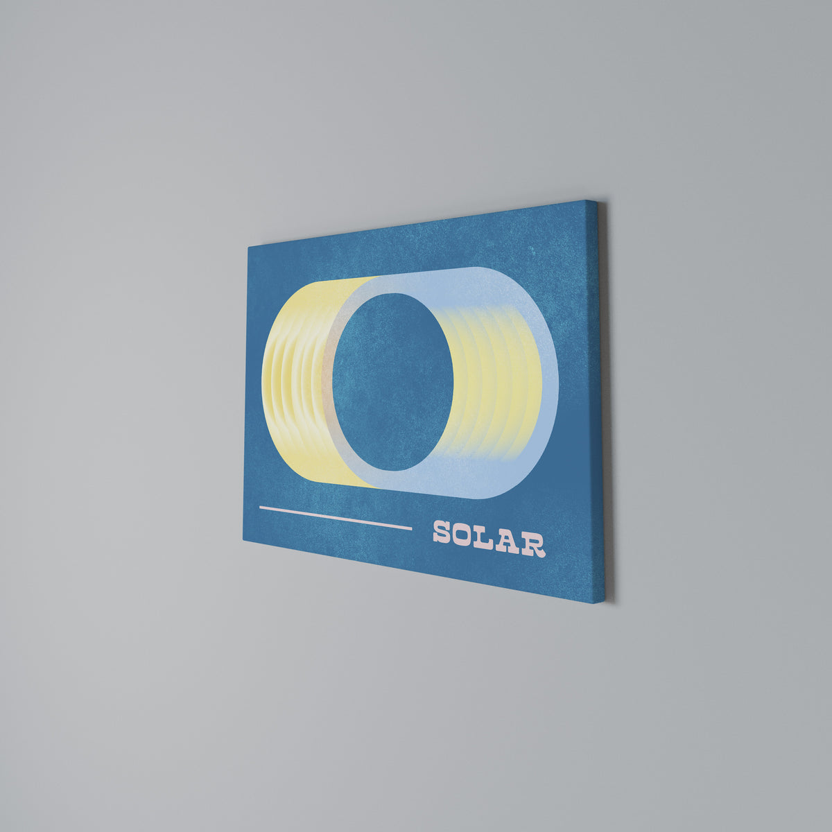 SOLAR APERTURE Horizontal Canvas Print