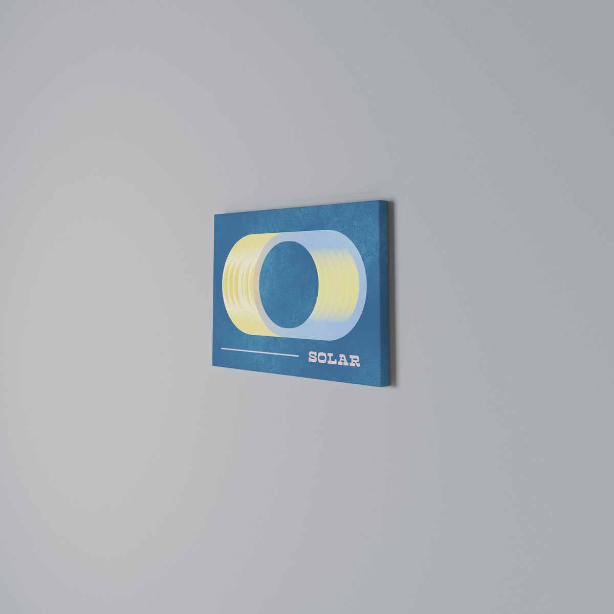 SOLAR APERTURE Horizontal Canvas Print