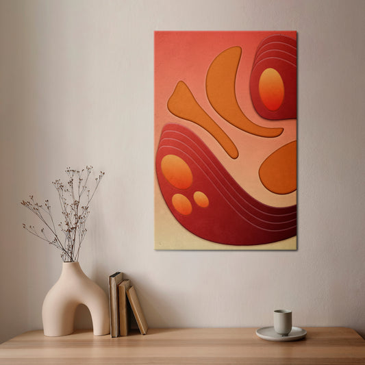 IMMERSION STRUCTURE Vertical Canvas Print