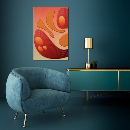 IMMERSION STRUCTURE Vertical Canvas Print