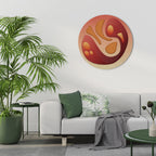 IMMERSION STRUCTURE Round Wall Art