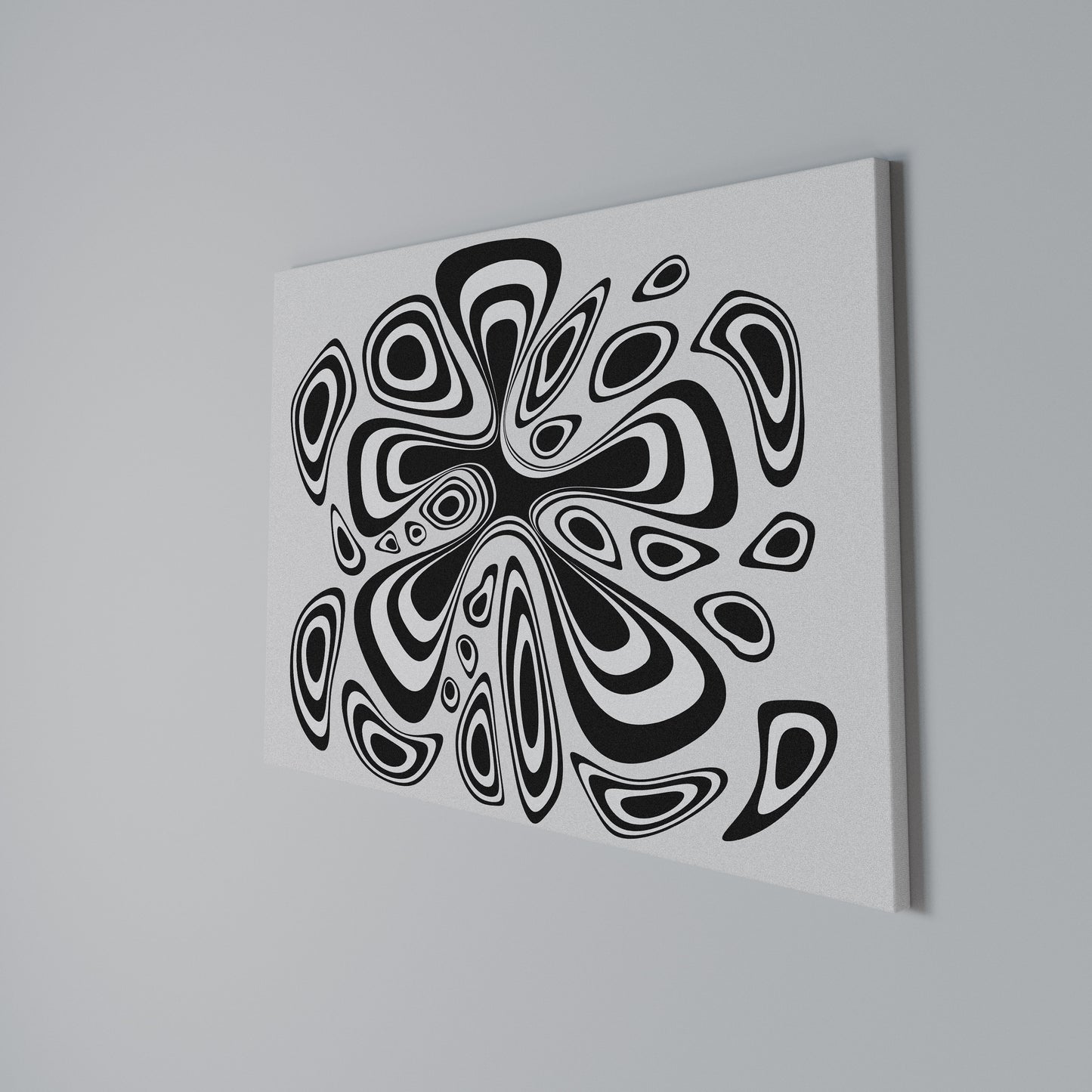 HIPNOTIZING BLOT Horizontal Canvas Print